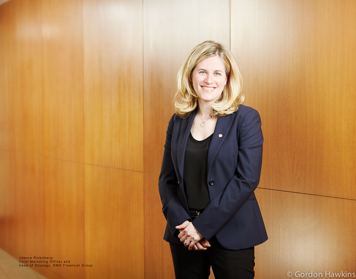Joanna Rotenberg, BMO, Bank of Montreal, Toronto Corporate, Education, finance, Rottman School of Management, University of Toronto, Gordon Hawkins Photographer, Corporate photography, Corporate Headshots, Annual reports, Advertising
